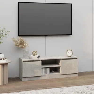 Immagine prodotto di Maison Exclusive - Mobile TV con ante Grigio cemento 102x30x36 cm