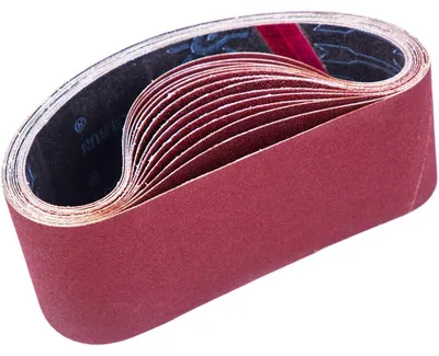 Produktbild von Schleifbänder 75 x 457 mm, 15 Stück Set, Körnung 80/120/150/240/400 für Bandschleifer