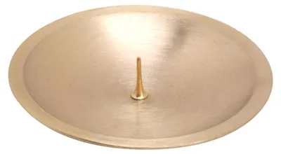 Productafbeelding van Elzusha - Kaarsenhouder van Hoogwaardig Messing, Diameter 8 cm, Matt