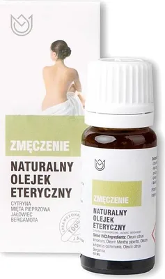 Produktbild von Ätherisches Öl gegen Müdigkeit, 100 % natürlich, für Aromatherapie und Massage, 10 ml
