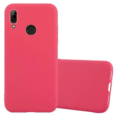 Immagine prodotto di Cadorabo custodia per Honor 10 LITE / Huawei P SMART 2019 custodia protettiva in rosso custodia per telefono cellulare TPU custodia in silicone cover