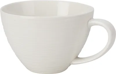Produktbild von Elegante Kaffeetasse aus Porzellan mit großem Henkel, 450 ml