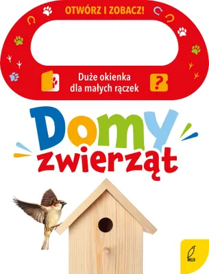 Immagine prodotto di Otwierana książeczka dla dzieci - Domy zwierząt z okienkami