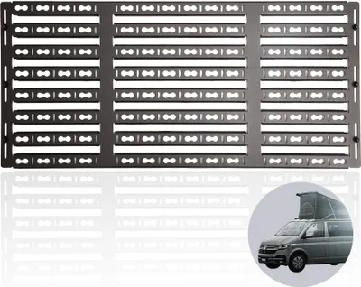 Produktbild von 040 Parts ultra płaski bagażnik dachowy do VW T5 T6 T6.1 California dzięki któremu Twój van zmieści się na parkingach podziemnych Bagażnik dachowy