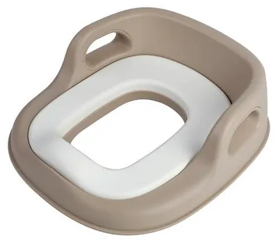 Image de Siège de toilette pour enfants ergonomique "Tryco", avec poignées, couleur sable