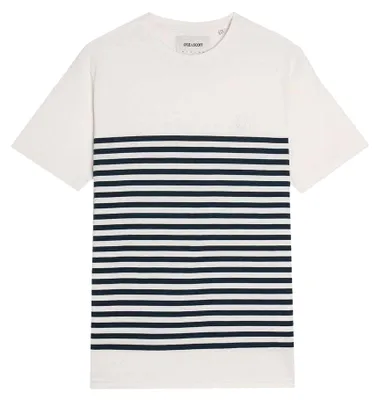 Produktbild von Lyle & Scott - "Breton" T-Shirt für Herren, Bretonisch GT31852 (L) (Weiß)