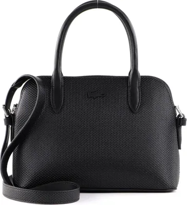 Image de LACOSTE Cuir sac à main sac à épaule bandoulière Chantaco Classics Top Handle Bag Noir