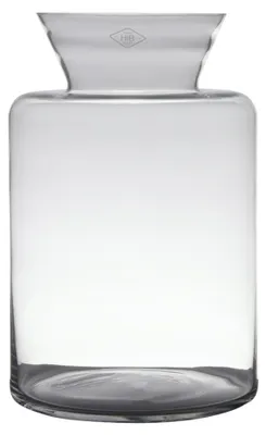 Produktbild von Blumenvase - Milchkanne - transparent - Glas - 24 x 37 cm - Vasen