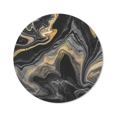 Produktbild von MuchoWow® Mauspad Mousepad Marmor - Acryl - Gold - Luxus - Abstrakt 50x50 cm - Mousepads - Maus Mat - Pad - Mausunterlage - Vinyl