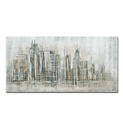 Produktbild von ArtUniverse Leinwandbild New York Abstrakt 70 x 140 cm