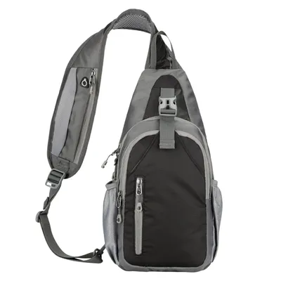 Produktbild von Schultertasche Herren Umhängetasche Brusttasche Crossbody für Outdoorsport Radfahren Reisen, Schwarz