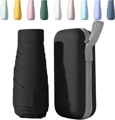Zdjęcie produktu dla Mini parasol, kompaktowy i składany, ochrona UV, do użytku w podróży