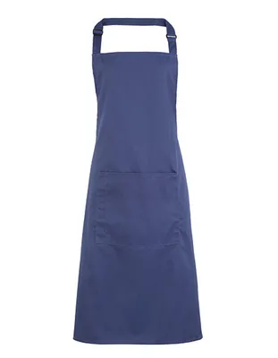 Produktbild von Premier Workwear PR154 | Colours Bib Apron With Pocket - 72 x 86 cm - Waschbar bis 60 - Farbe: Marine Blue (ca. Pantone 281) - Größe: 72 x 86 cm