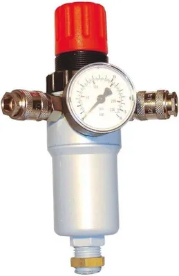 Obrázok produktu pre Regulátor tlaku s manometrom a 2-cestným ventilom 1/2 palca z nehrdzavejúcej ocele