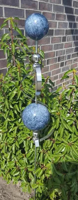 Produktbild von Skulptur Venus blau Edelstahl 150 cm Gartendekoration Beetstecker Gartenstecker
