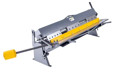 Produktbild von SucceBuy Biegemaschine, 1220 mm Kantbank, 1,5-mm-Biegedicke für Weichstahl, einstellbarer Winkel von 0–135 Grad, Blechbieger mit 16 Fingern, Schwenkbiegemaschine für präzise Biegearbeiten