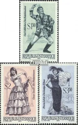 Produktbild von Briefmarken Österreich 1970 Mi 1331-1333 (kompl.Ausg.) postfrisch Operetten