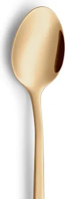 Produktbild von Set von 6 langen Löffeln für Latte Macchiato und Cocktails in Kupfer und Gold
