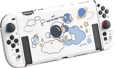 Image de Pour Nintendo Switch 2 Housse de protection flexible en TPU avec design d'astronaute Superman