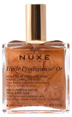 Imagen del producto de Nuxe Huile Prodigieuse Or, aceite seco con efecto brillo, 100 ml