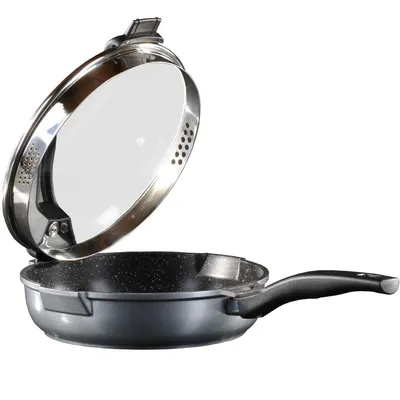 Produktbild von STONELINE® FUTURE Schmorpfanne 24 cm | mit Deckel