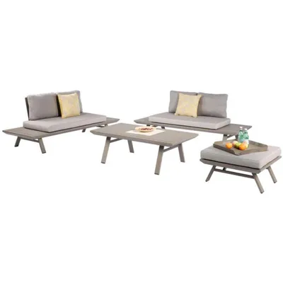 Produktbild von Garden Pleasure 305371 Lounge-Gruppe 'CELIA' für Außen- und Innenbereich