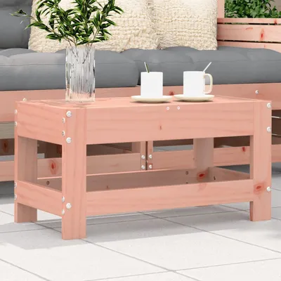 Produktbild von Design Gartenhocker 62x30x32 cm Massivholz Douglasie, Gartensofas 2024 Neu