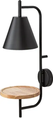 Immagine prodotto di Rabalux 71293 Applique Azome E27 1x MAX 15 Metallo/Legno Metallo Faggio