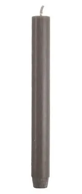 Produktbild von Rustik Lys Dinnerkerzen 2,6 × 30 cm – Dunkelleinen – 1 Stück