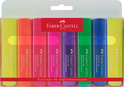 Immagine prodotto di Faber-Castell - Set di pennarelli fluorescenti TL 1546, 8 pezzi