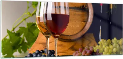 Produktbild von Bilder auf glas - Alkohol Fass trinken Flasche - 100x40cm - Glasbilder - Wandbilder - Kunstdruck - zum Aufhängen bereit - Wanddekoration aus Glas - Glas Bilder - Wandbild auf Glas - GAB100x40-2238