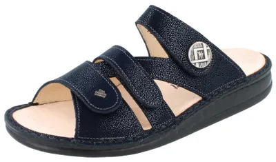Produktbild von FINN COMFORT Agueda Damen Pantolette dunkelblau Glattleder - Größe: 41
