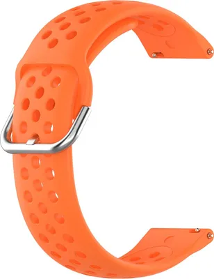 Produktbild von BStrap Silicone Dots Armband für Xiaomi Watch S1 Active, orange