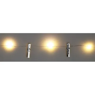 Obrázok produktu pre LED rozprávkové svetlá s ozdobnými klipmi, 230 cm