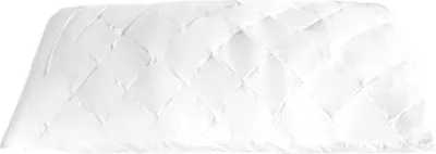 Obrázok produktu pre Vankúš s výplňou - prešívaný vzor v bielej farbe 50 x 70 cm