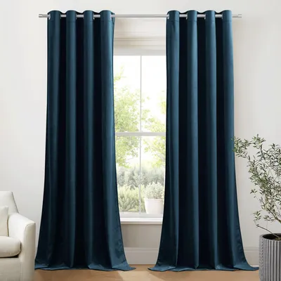 Produktbild von Verdunkelungsgardinen 300 g/m² - Samtgardinen - Fertig konfektioniert 2 Stück - 132x240 cm
