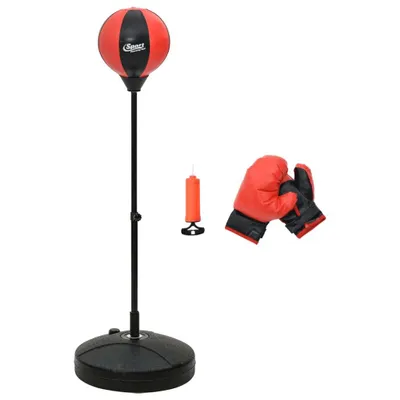 Immagine prodotto di vidaXL Palla da boxe con supporto, guanti e pompa 81-122 cm