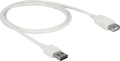 Obrázok produktu pre DeLOCK 85199, 1 m, USB A, USB A, USB 2.0, Samec/Samica, Biela