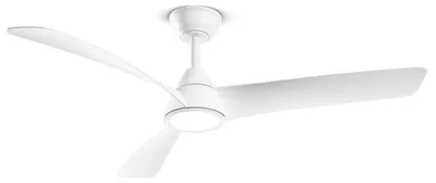 Immagine prodotto di Ventilatore da Soffitto con luce Perenz 7204 B CT Bianco - Ø 132 cm, 3 Pale, 6 Velocità, Motore DC 35W, Silenzioso