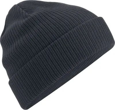 Produktbild von Beechfield Baumwolle Beanie RW7085 (Einheitsgröße) (Graphitgrau)