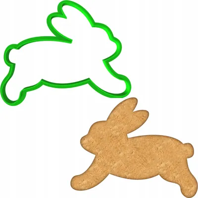 Produktbild von Cookie Monster Ausstechform Hase Ostern Plätzchen 10cm