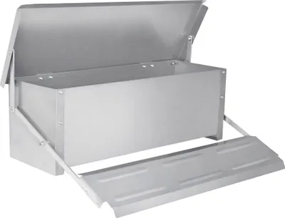 Zdjęcie produktu dla JOIEYOU 10KG Automatyczny karmnik z pedałami Metalowy karmnik dla drobiu Automatyczny karmnik Wodoodporny karmnik Stacja żywienia Karmnik rolniczy dla kurczaków, Eten