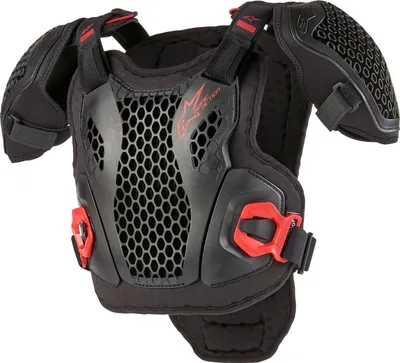 Immagine prodotto di bIONIC ACTION YOUTH CHESTEST, ALPINESTARS, per bambini (nero/rosso, taglia L/XL)