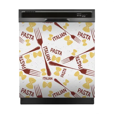Produktbild von Aufkleber sticker 60x60 cm Dekorative folie Spülmaschine - traditionelle Nudeln
