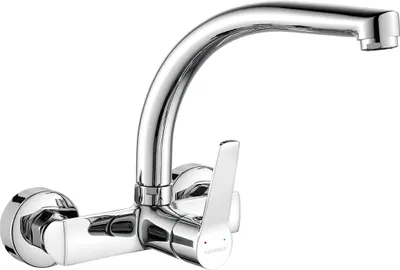 Produktbild von BADLAND Küchenarmatur Wandmontage Wasserhahn VILAVA Küchenmischer für Küche in Chrom