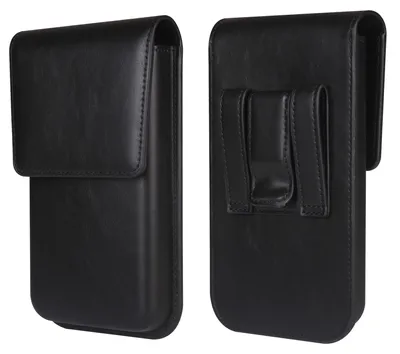 Zdjęcie produktu dla Etui na telefon z klipsem do paska - czarne, uniwersalne