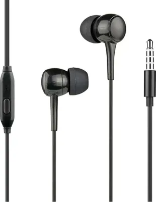 Immagine prodotto di WOW, cuffie in-ear cablate da 1,2 m con microfono e jack da 3,5 mm, nero