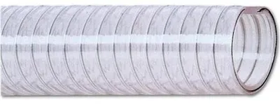 Produktbild von Hoolex 50 Meter transparenter Schlauch mit Stahleinlage Ø25xØ33mm