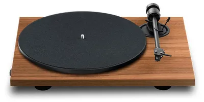 Zdjęcie produktu dla Pro-Ject E1.2, Gramofon z napędem pasowym, Automatyczny, Drewno, Tworzywo sztuczne ABS, Aluminium, 33,45 RPM