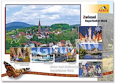 Produktbild von Postkarte und Ansichtskarte Zwiesel Nr. 22 - 50er Set